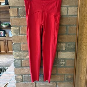 SPANX Vibrant Red Leggings